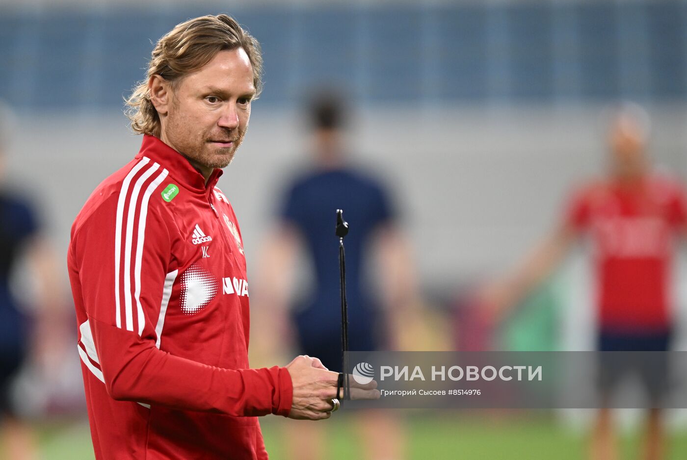 Футбол. Тренировка сборной России