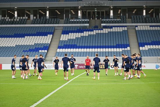 Футбол. Тренировка сборной России