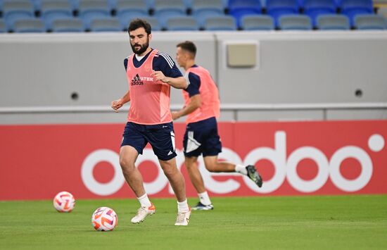 Футбол. Тренировка сборной России