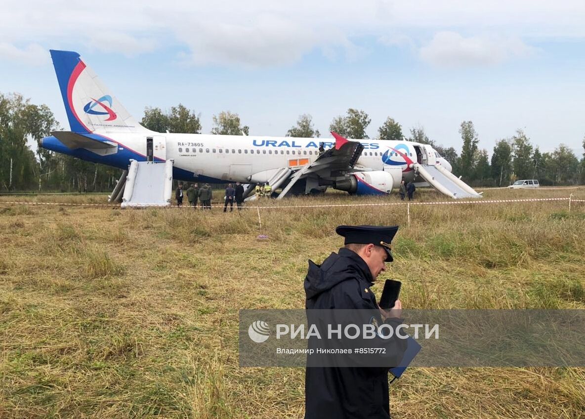 Пассажирский самолёт совершил вынужденную посадку в Новосибирской области