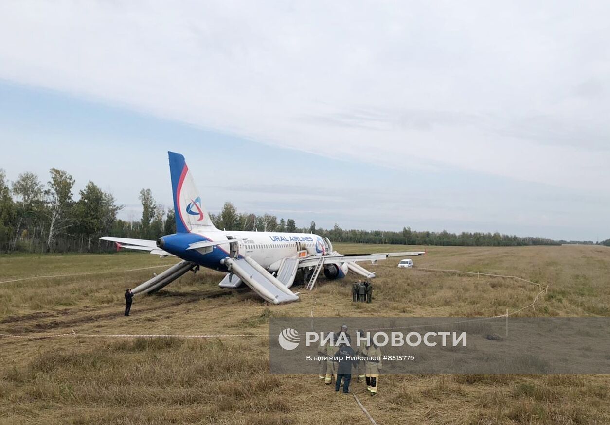 Пассажирский самолёт совершил вынужденную посадку в Новосибирской области