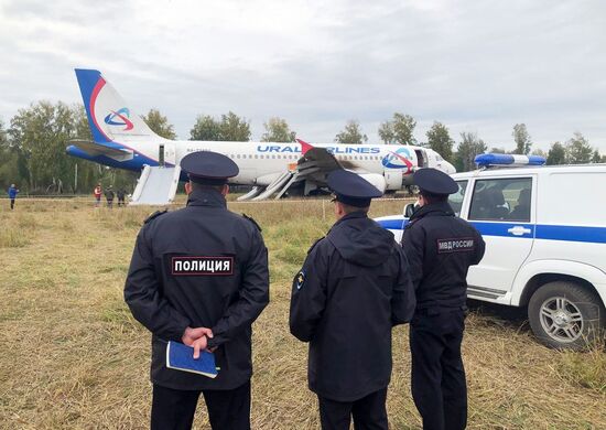 Пассажирский самолёт совершил вынужденную посадку в Новосибирской области