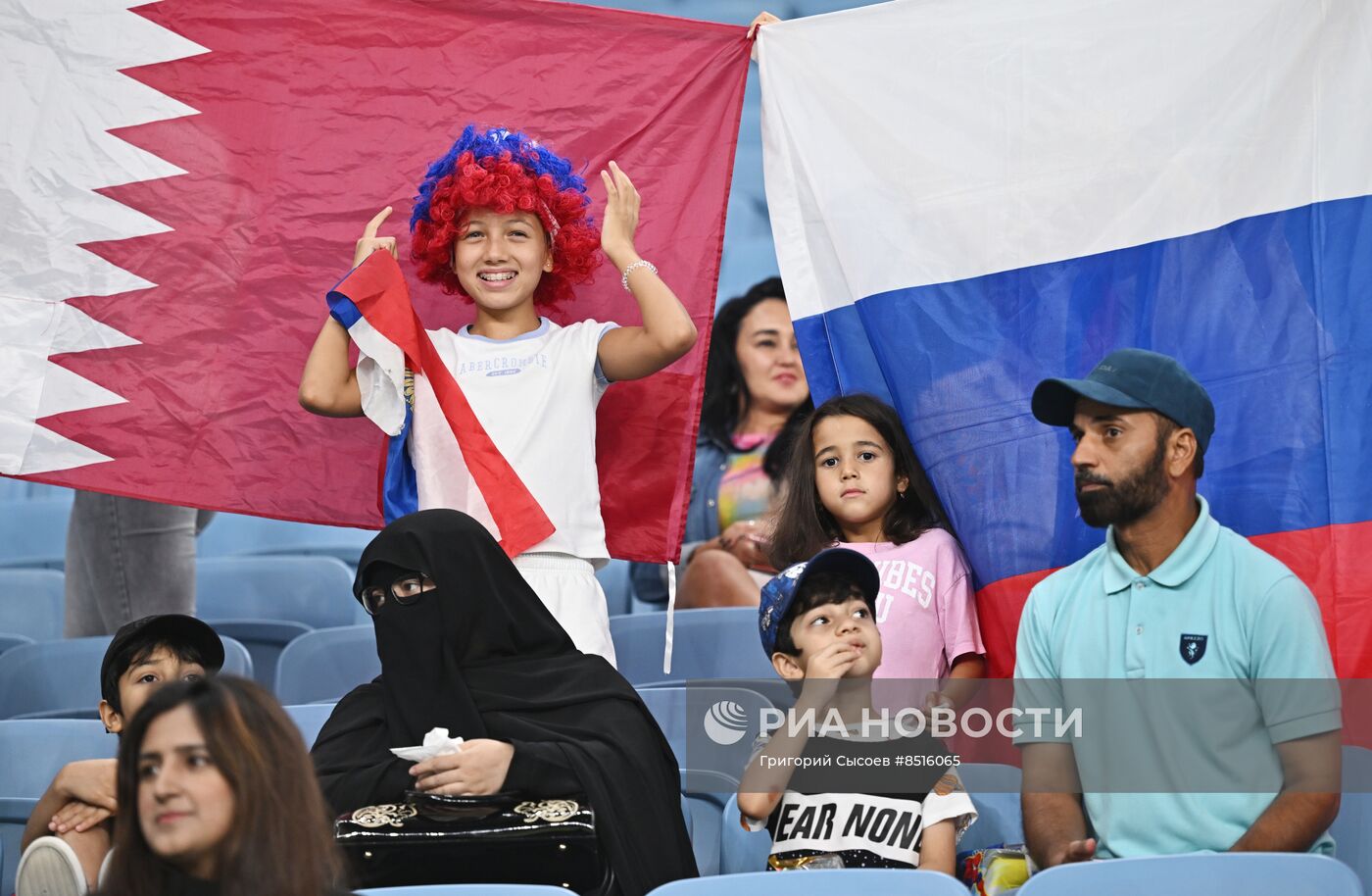 Футбол. Товарищеский матч. Катар - Россия