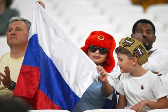Футбол. Товарищеский матч. Катар - Россия