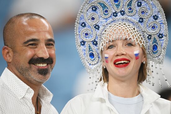 Футбол. Товарищеский матч. Катар - Россия