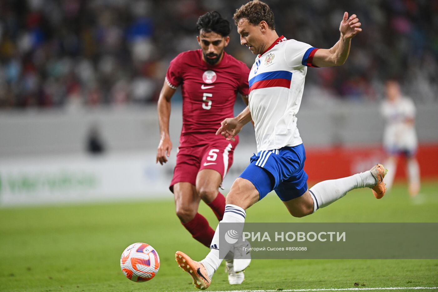 Футбол. Товарищеский матч. Катар - Россия