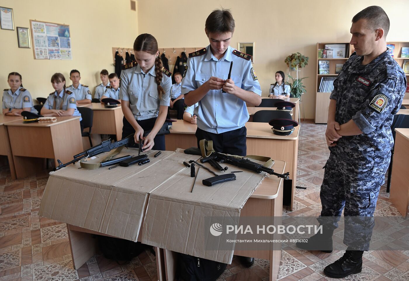 Начальная военная подготовка в школах Крыма