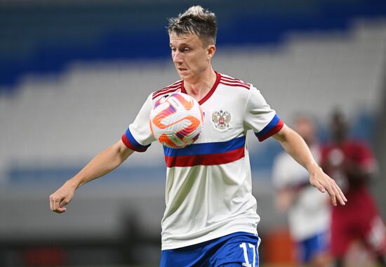 Футбол. Товарищеский матч. Катар - Россия