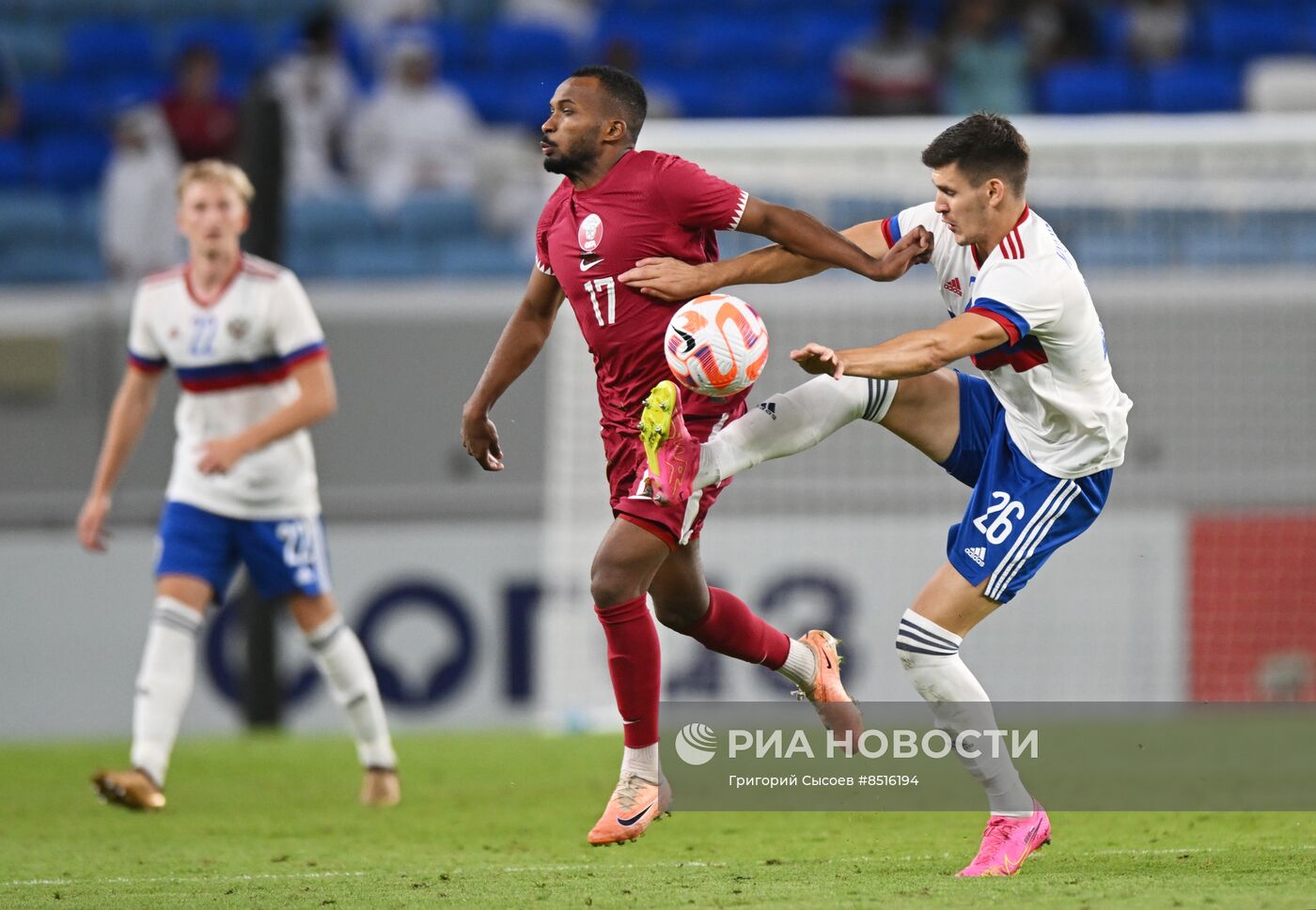 Футбол. Товарищеский матч. Катар - Россия