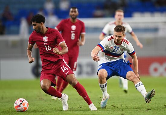 Футбол. Товарищеский матч. Катар - Россия
