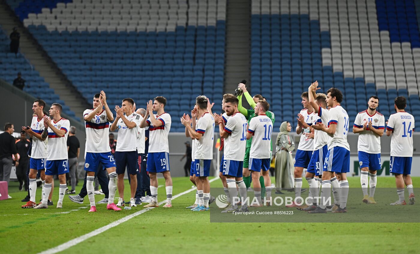 Футбол. Товарищеский матч. Катар - Россия