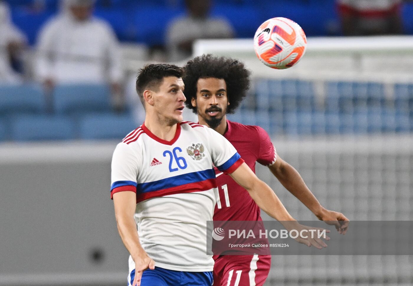 Футбол. Товарищеский матч. Катар - Россия