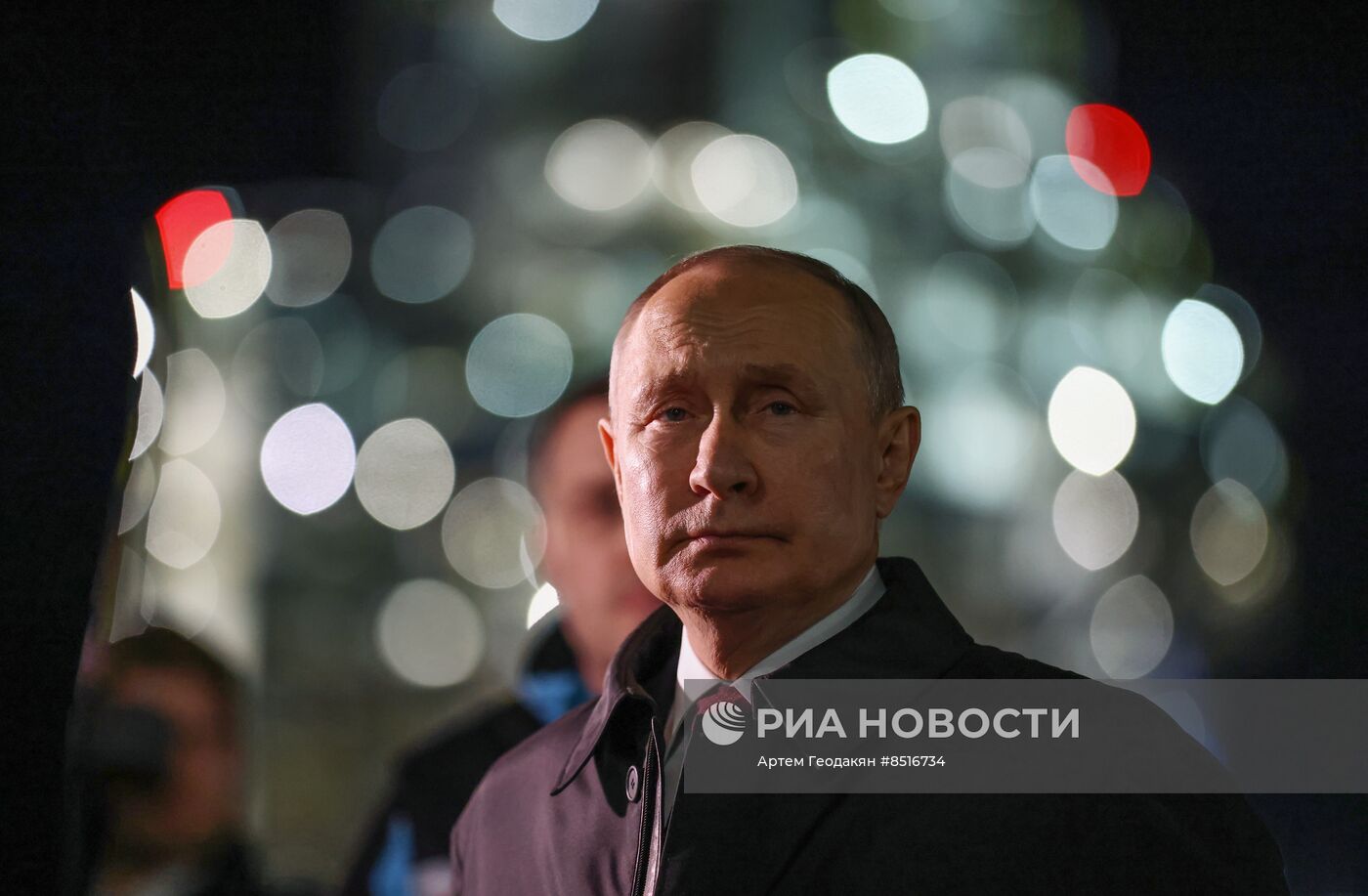 Президент РФ В. Путин посетил Амурский ГПЗ