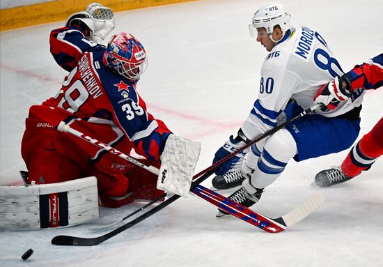 Хоккей. КХЛ. Матч ЦСКА - "Динамо"