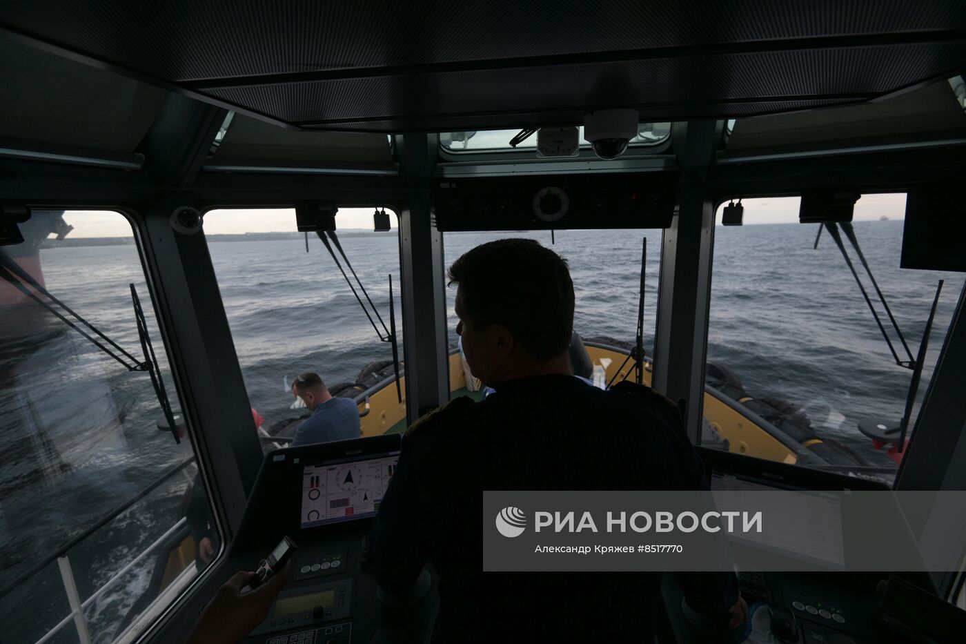 Угольный терминал компании "Дальтрансуголь" в порту Ванино