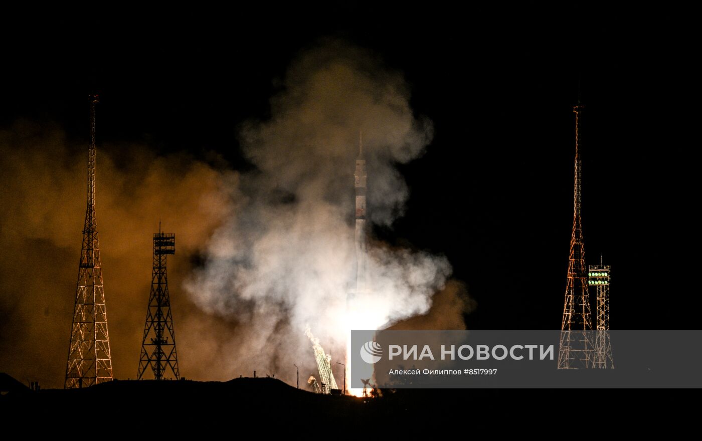 Запуск транспортного пилотируемого корабля "Союз МС-24"