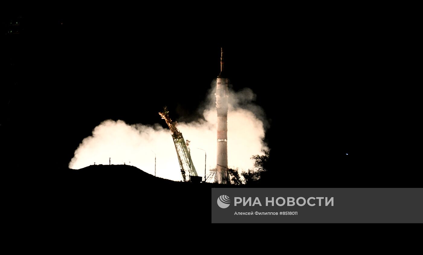 Запуск транспортного пилотируемого корабля "Союз МС-24"