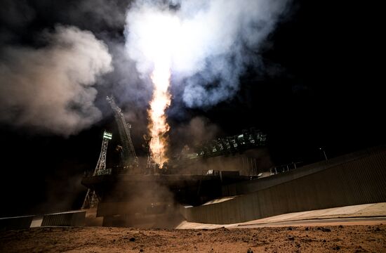 Запуск транспортного пилотируемого корабля "Союз МС-24"