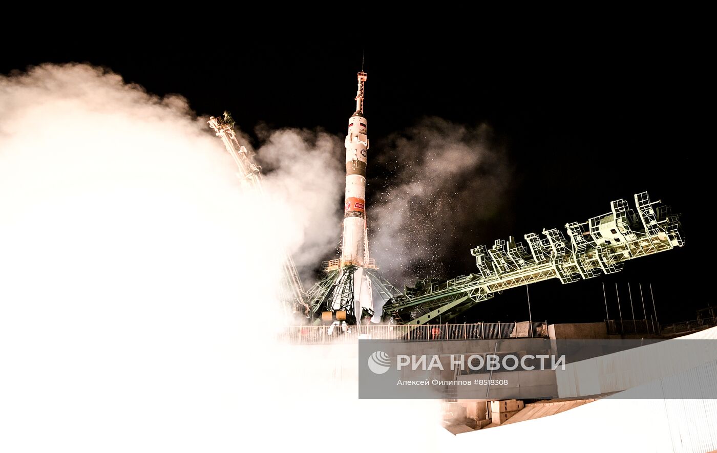 Запуск транспортного пилотируемого корабля "Союз МС-24"