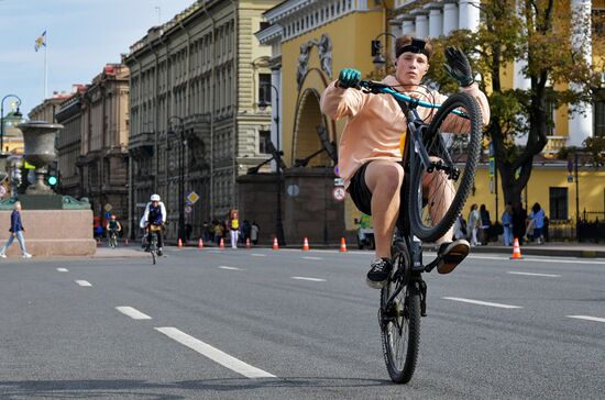 Велофестиваль La strada в Петербурге