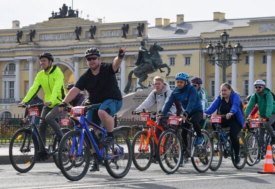 Велофестиваль La strada в Петербурге