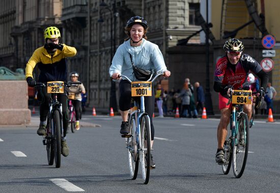 Велофестиваль La strada в Петербурге