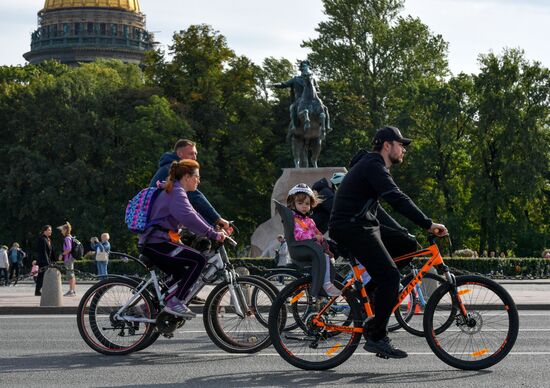 Велофестиваль La strada в Петербурге