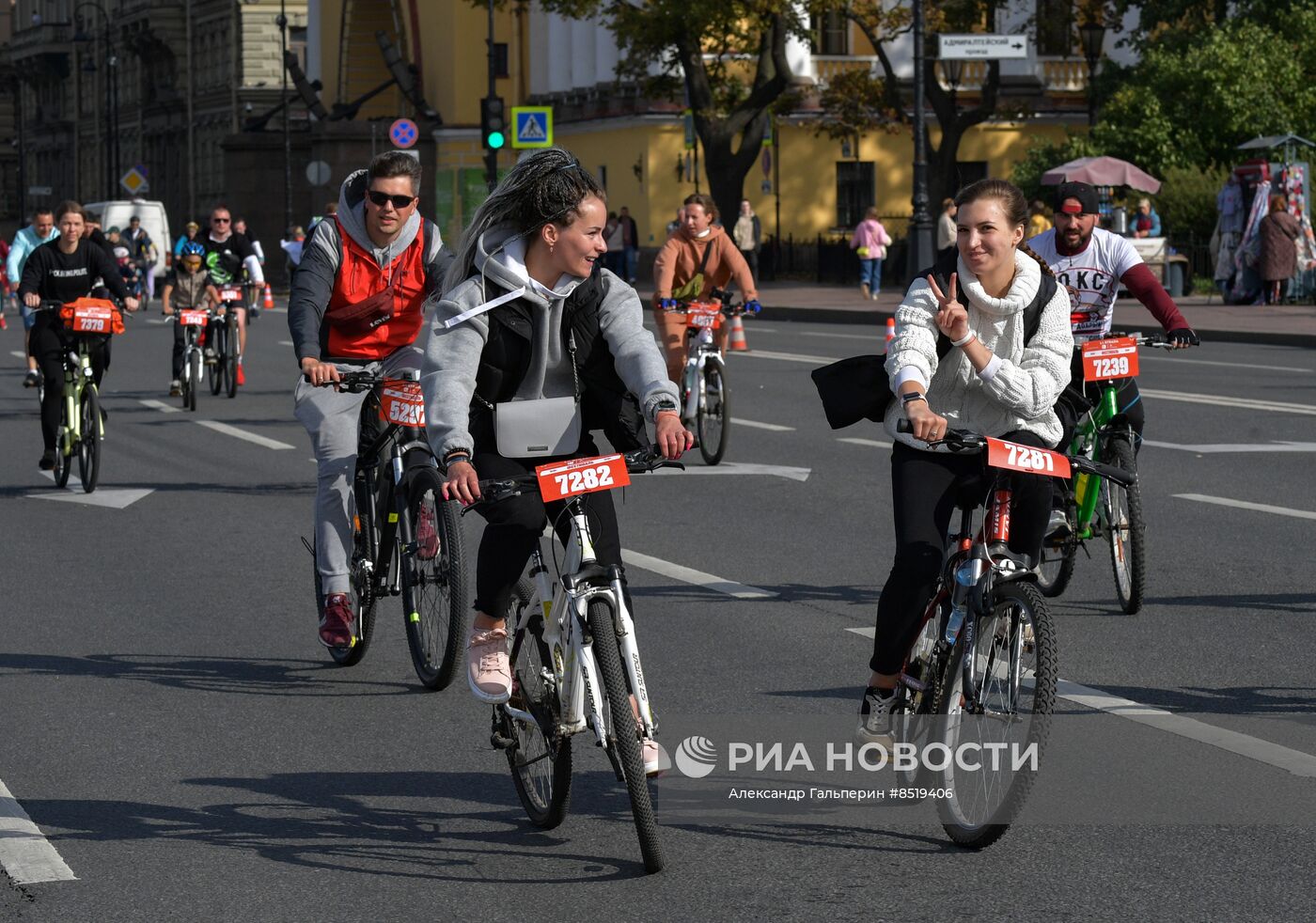 Велофестиваль La strada в Петербурге