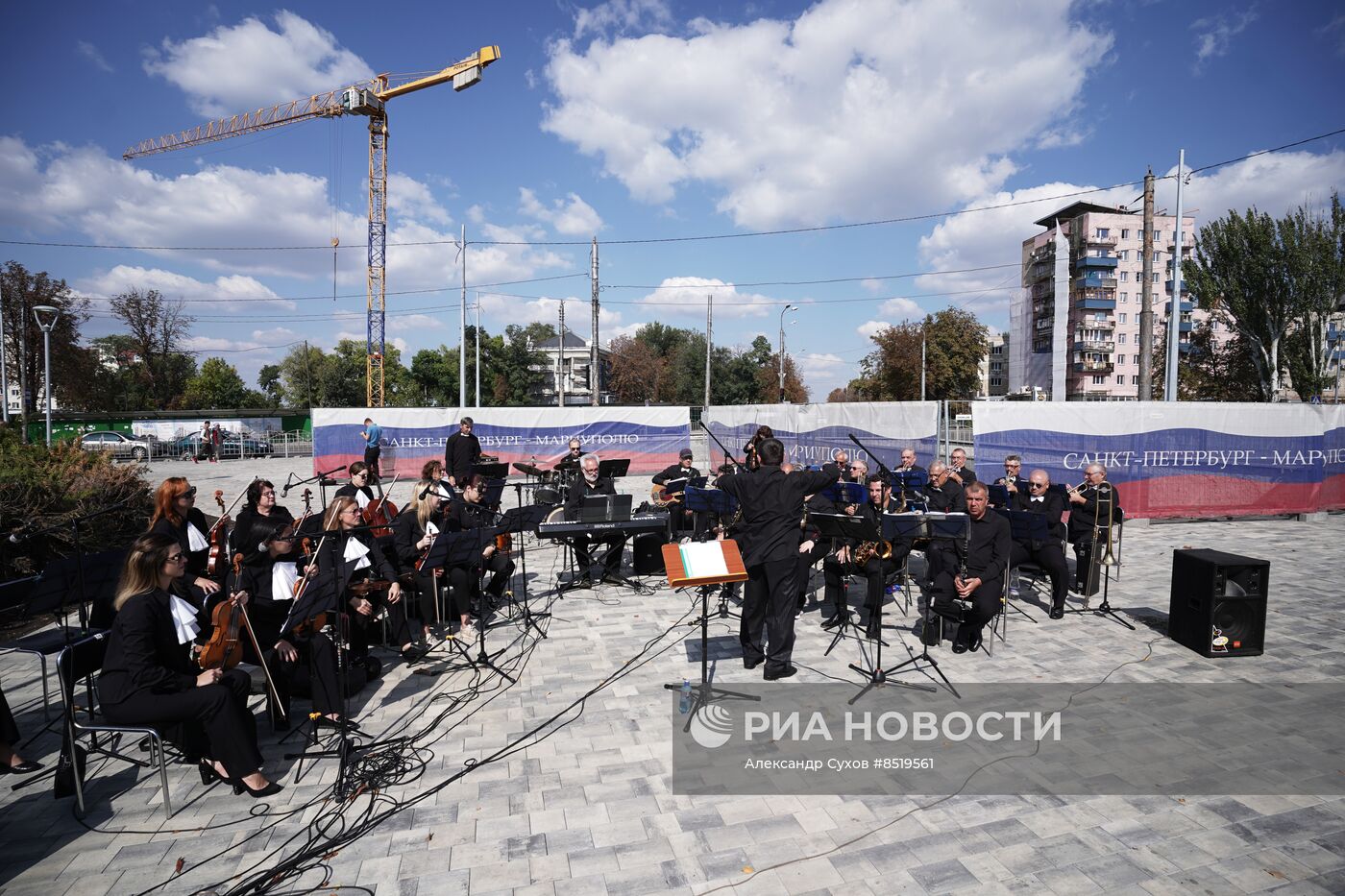 Открытие памятника А. Куинджи в Мариуполе