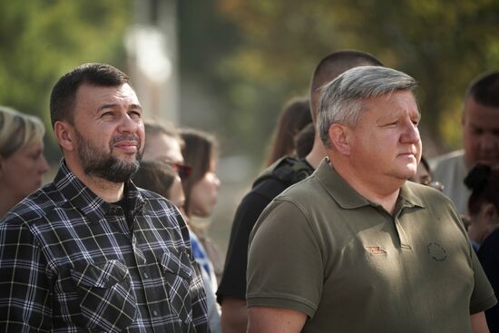 Открытие памятника А. Куинджи в Мариуполе