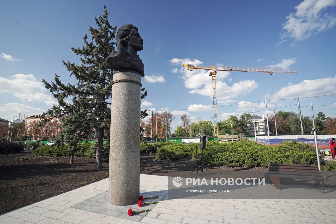 Открытие памятника А. Куинджи в Мариуполе