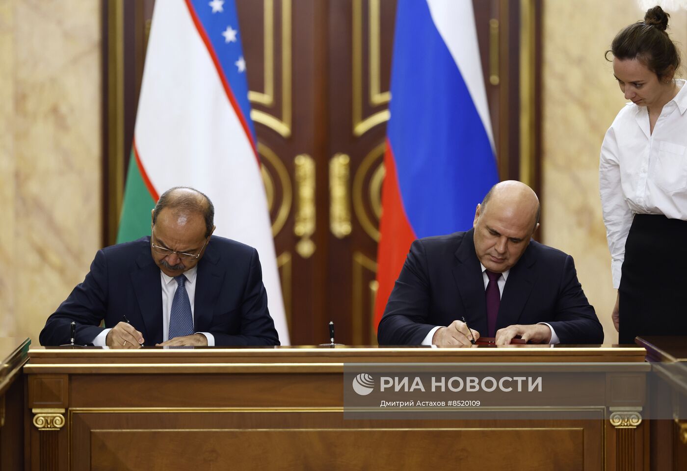 Премьер-министр РФ М. Мишустин провел заседание Совместной комиссии на уровне глав правительств России и Узбекистана