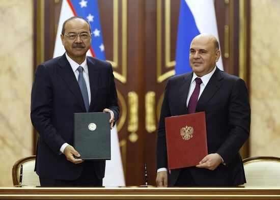 Премьер-министр РФ М. Мишустин провел заседание Совместной комиссии на уровне глав правительств России и Узбекистана