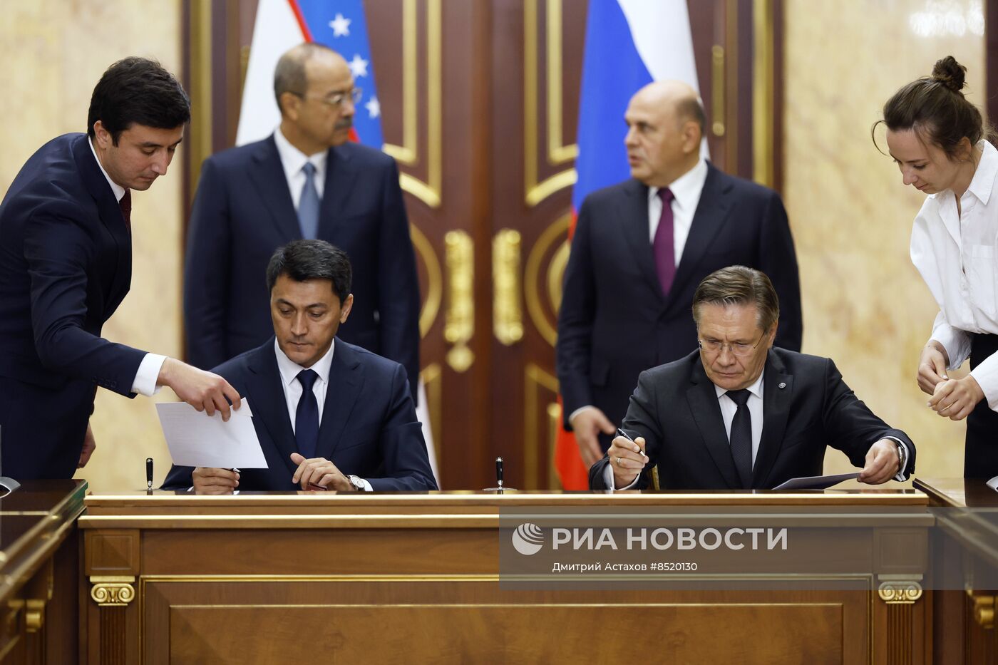 Премьер-министр РФ М. Мишустин провел заседание Совместной комиссии на уровне глав правительств России и Узбекистана