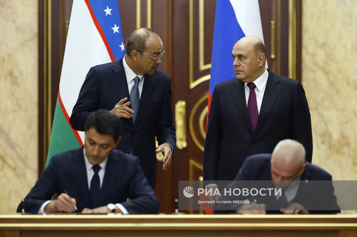 Премьер-министр РФ М. Мишустин провел заседание Совместной комиссии на уровне глав правительств России и Узбекистана