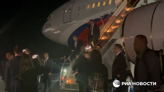 Российская делегация во главе с Лавровым прибыла в США