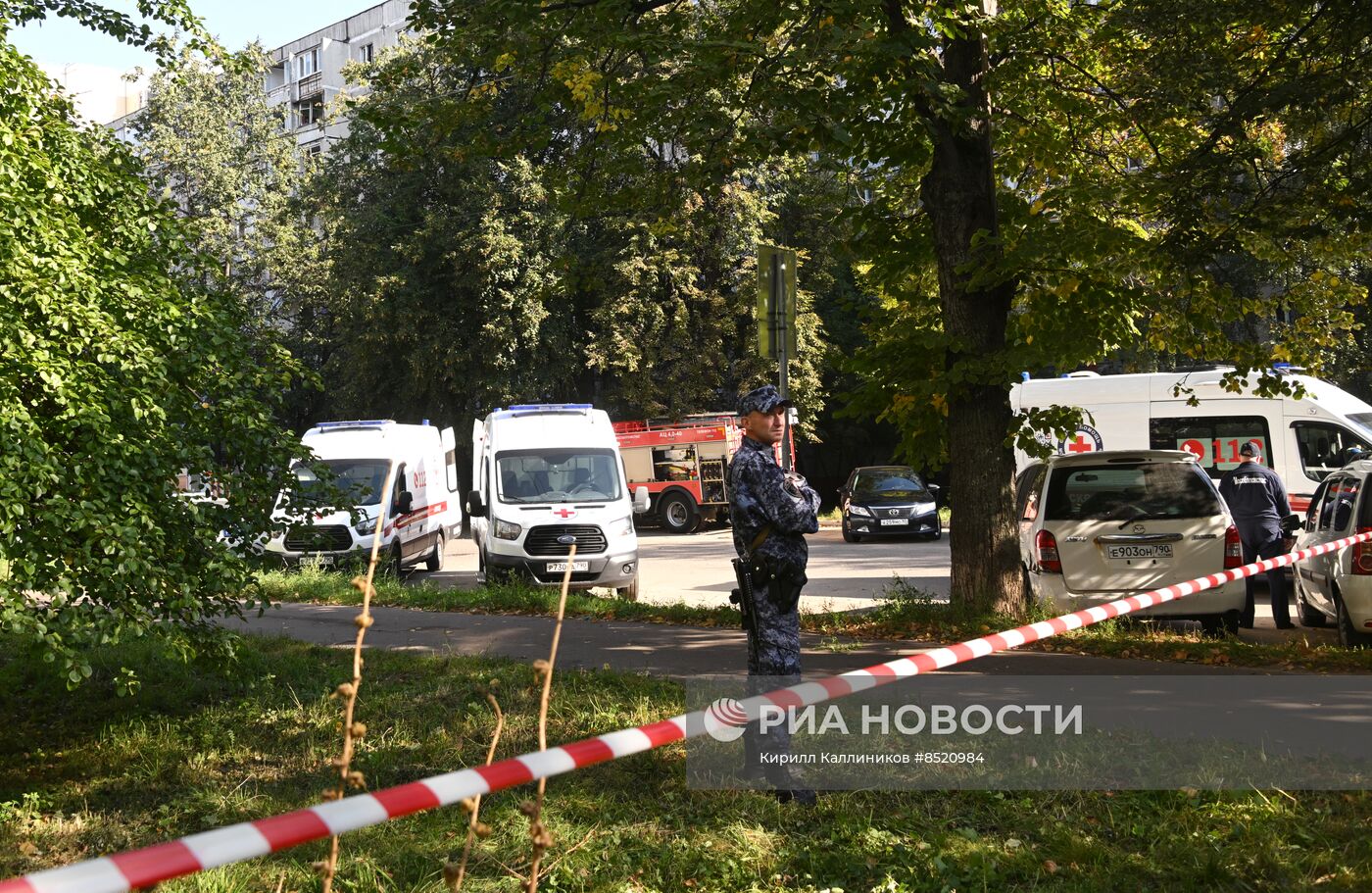 Взрыв газа в жилом доме в подмосковной Балашихе