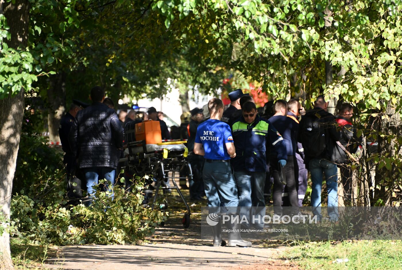 Взрыв газа в жилом доме в подмосковной Балашихе