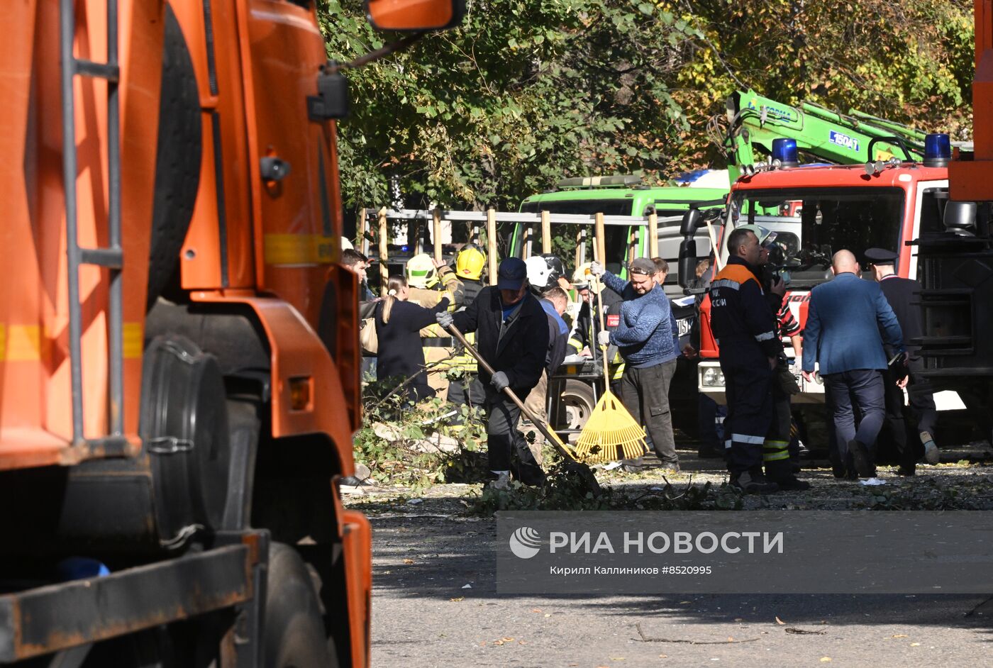 Взрыв газа в жилом доме в подмосковной Балашихе