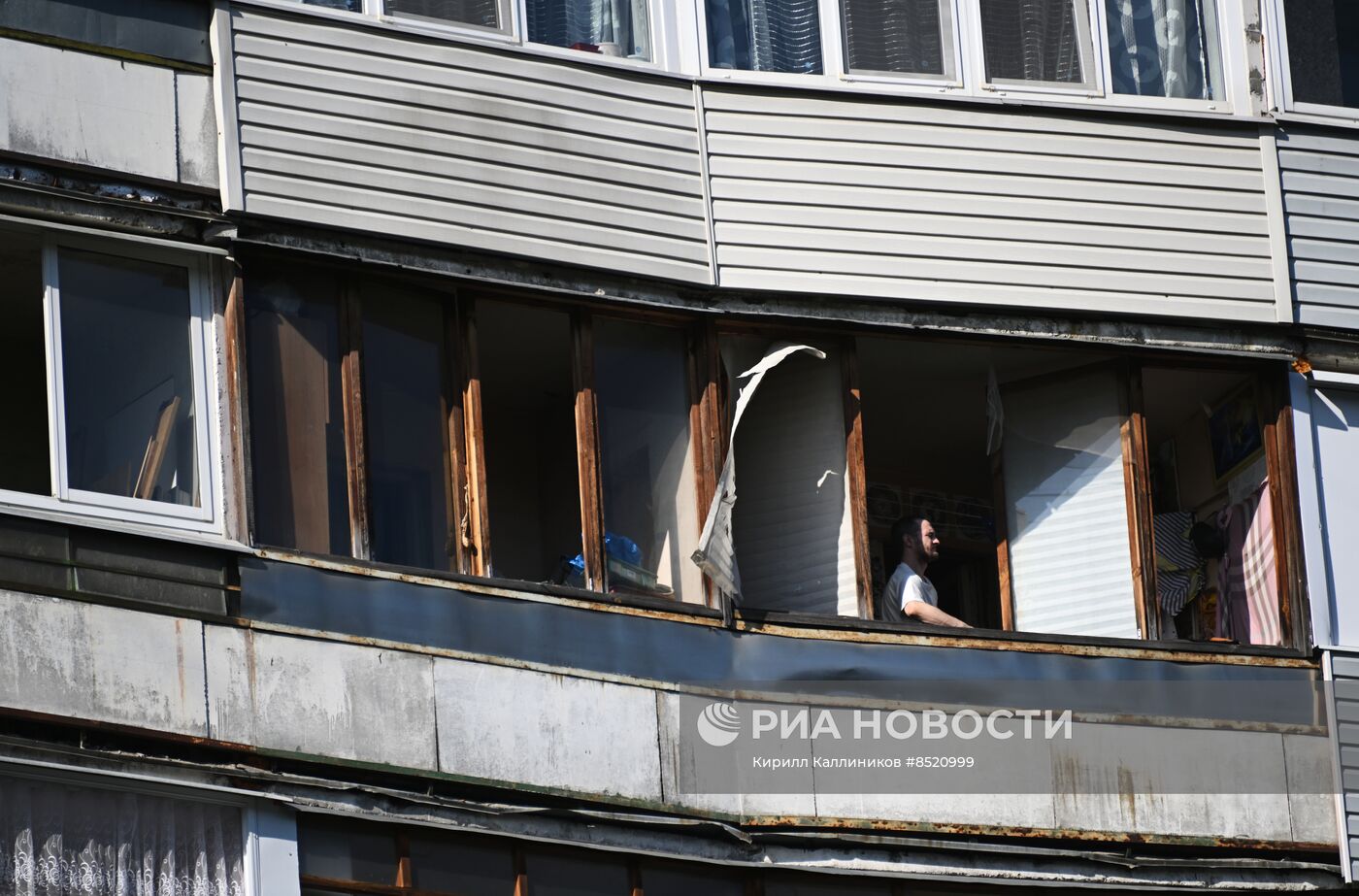 Взрыв газа в жилом доме в подмосковной Балашихе