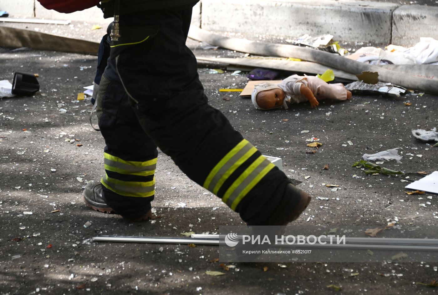 Взрыв газа в жилом доме в подмосковной Балашихе