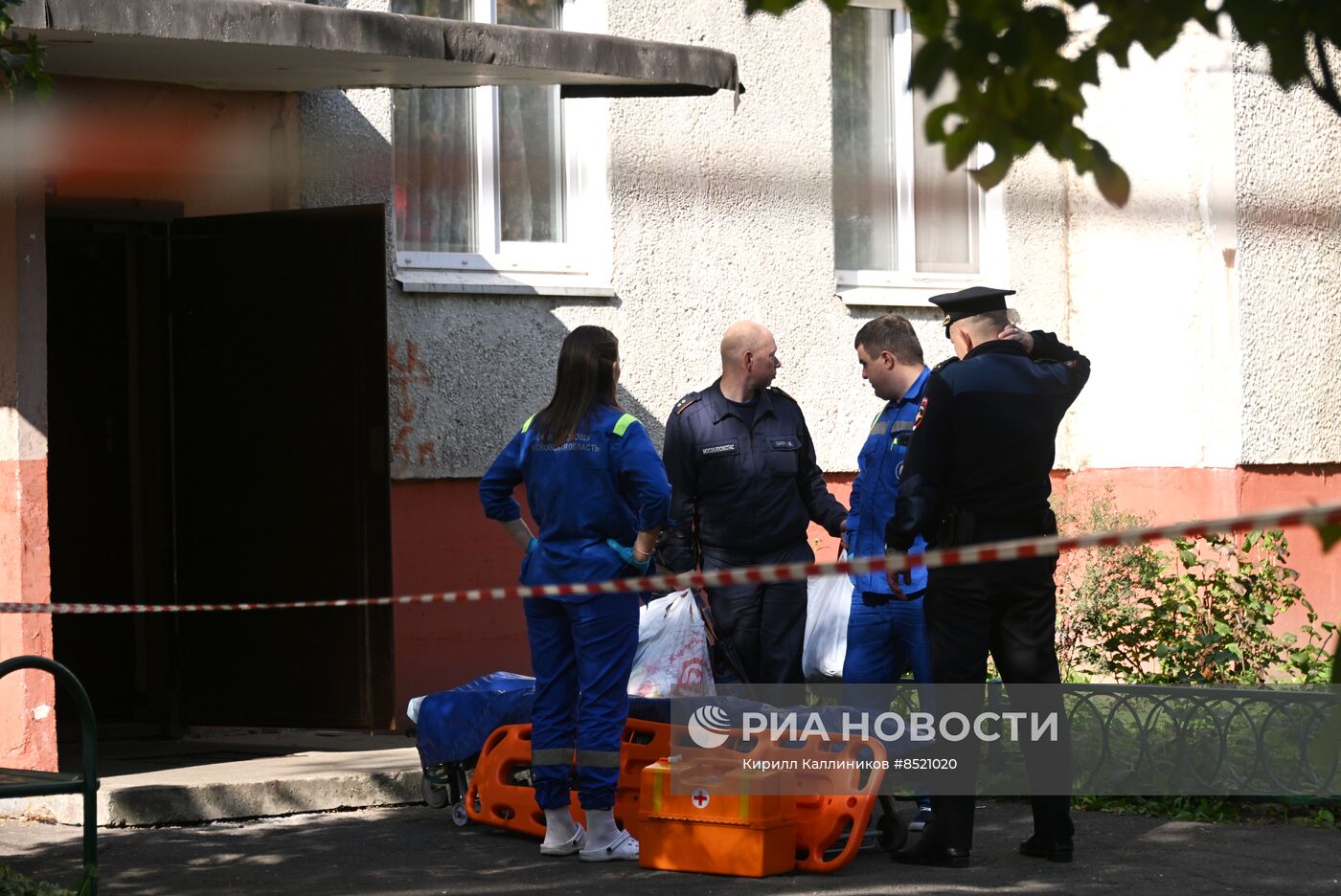 Взрыв газа в жилом доме в подмосковной Балашихе