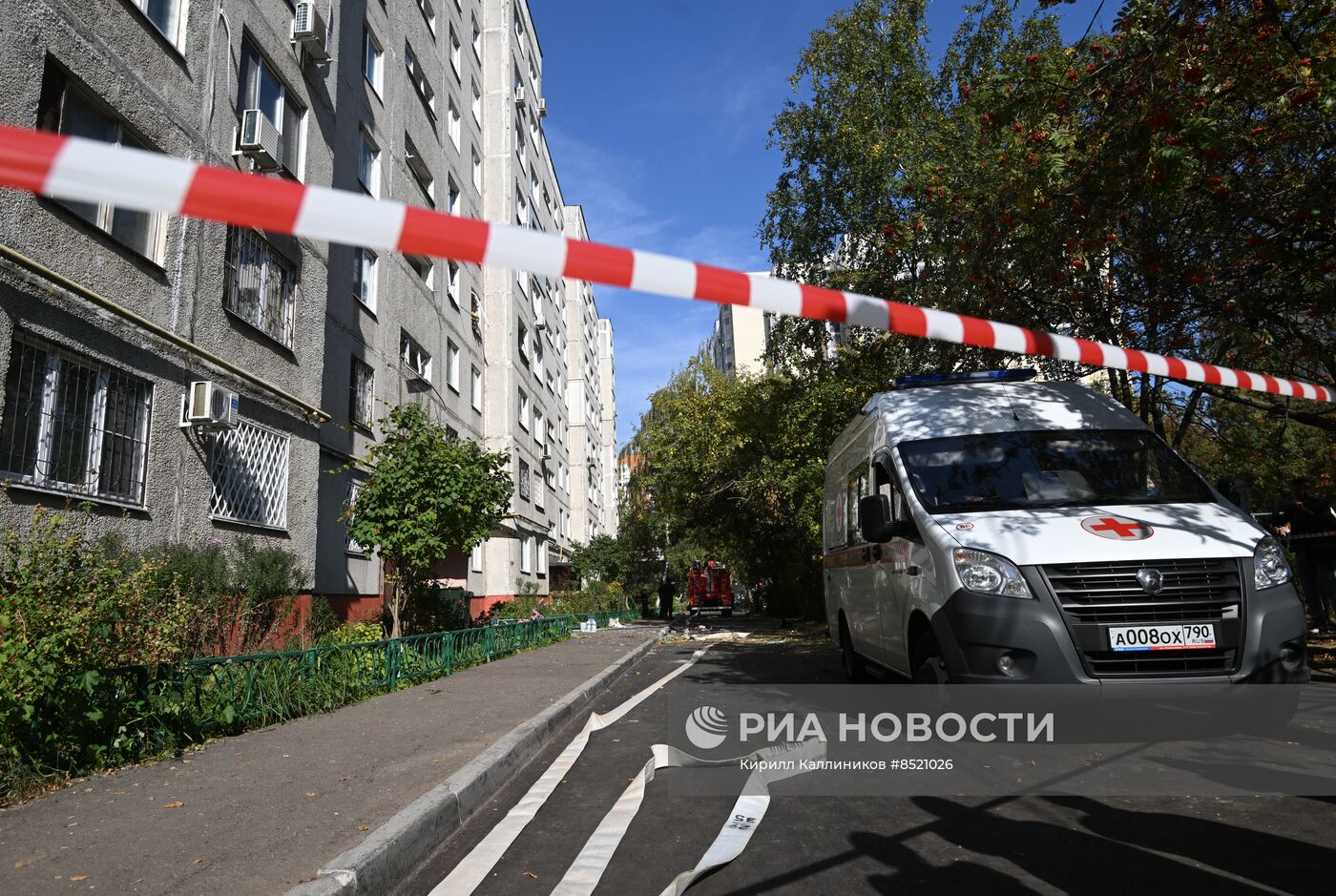 Взрыв газа в жилом доме в подмосковной Балашихе | РИА Новости Медиабанк