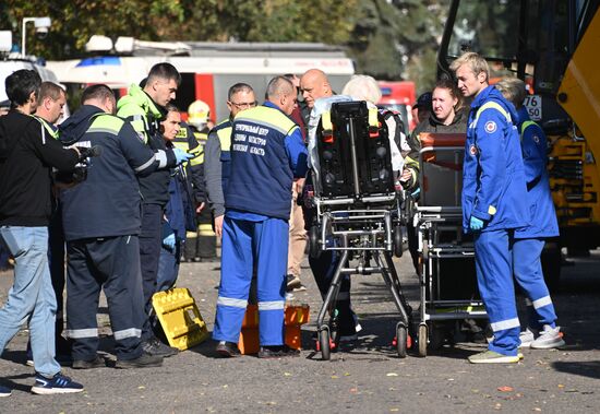 Взрыв газа в жилом доме в подмосковной Балашихе