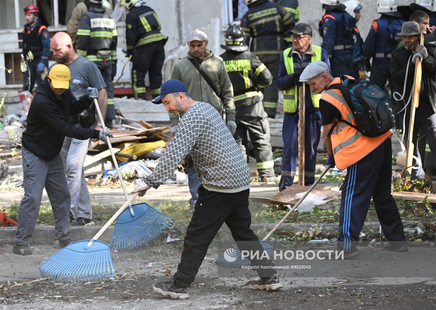 Взрыв газа в жилом доме в подмосковной Балашихе