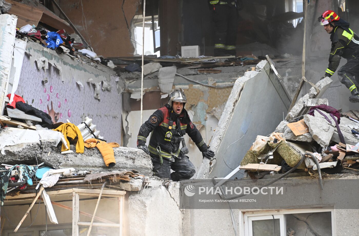 Взрыв газа в жилом доме в подмосковной Балашихе
