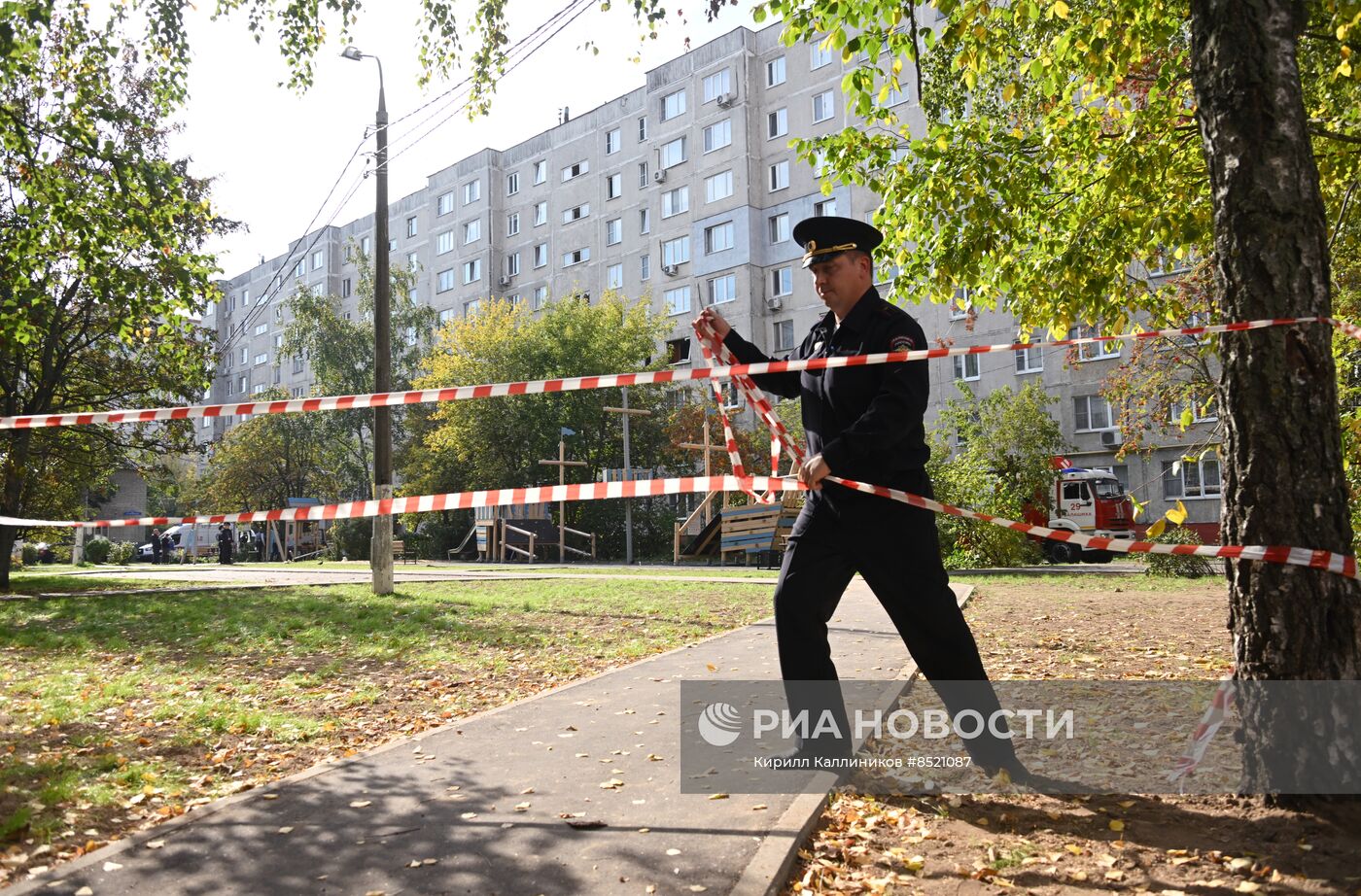 Взрыв газа в жилом доме в подмосковной Балашихе