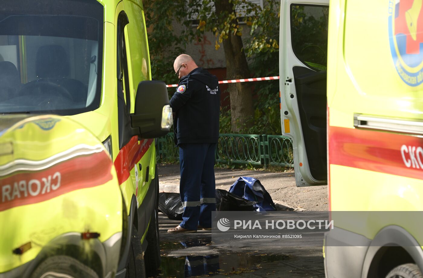 Взрыв газа в жилом доме в подмосковной Балашихе