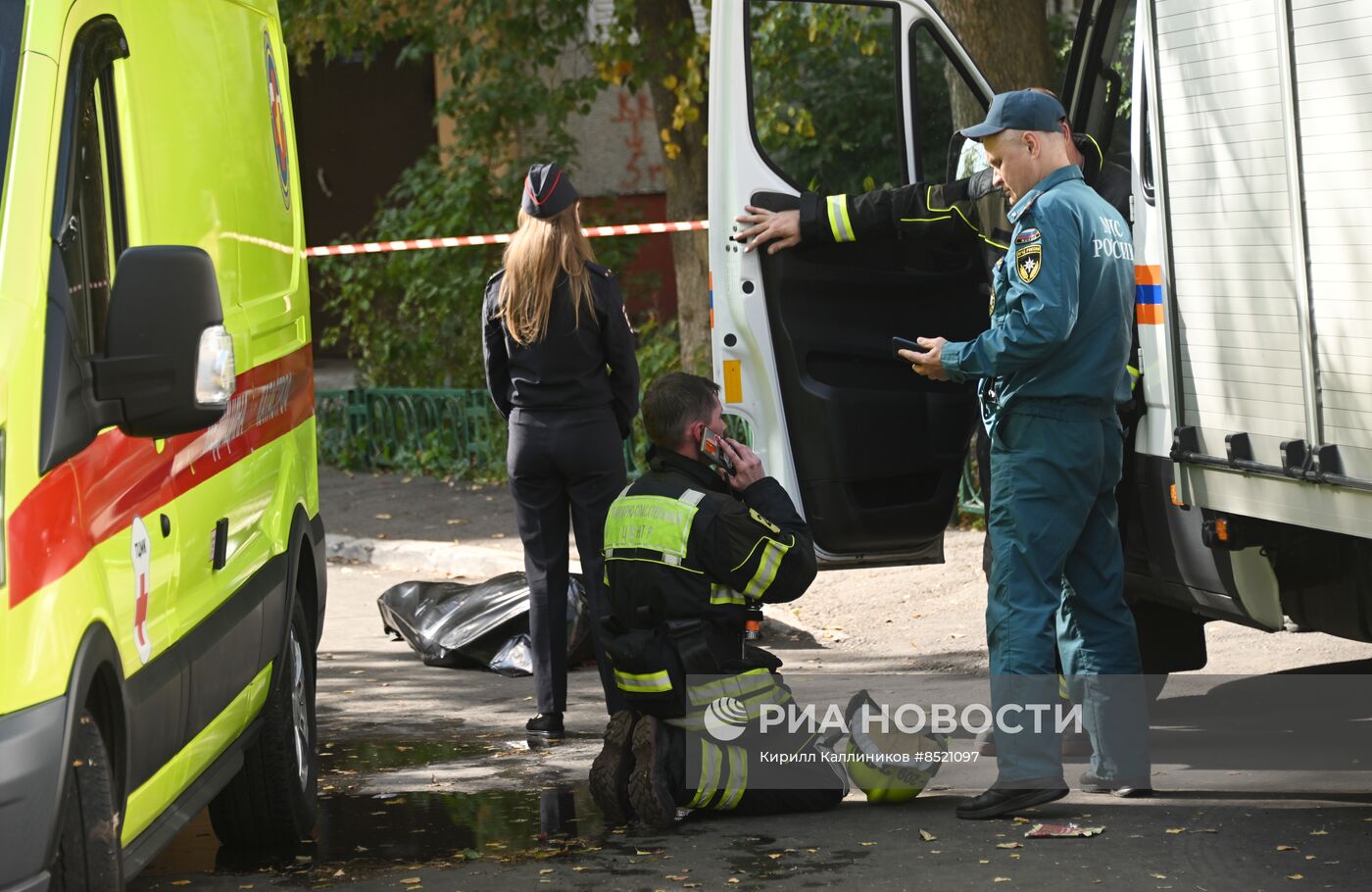 Взрыв газа в жилом доме в подмосковной Балашихе