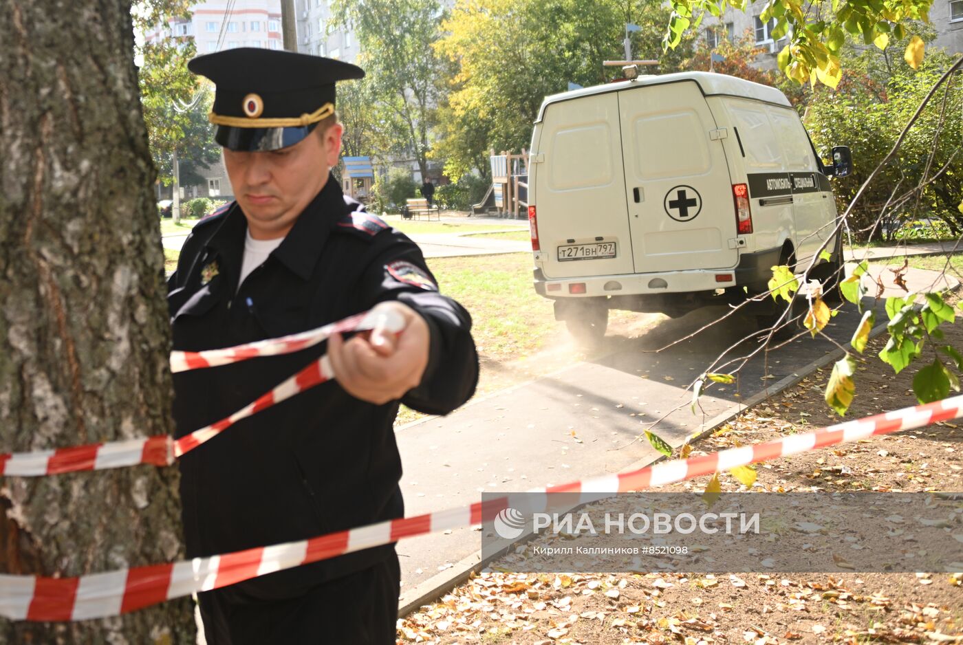 Взрыв газа в жилом доме в подмосковной Балашихе